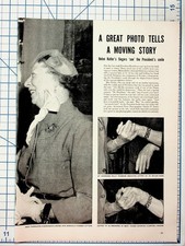 Helen Keller Eisenhower 1950s Magazine Page Historic Photos Ephemera picture