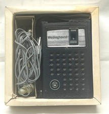 VTG 1960s Westinghouse H-902P6-GPA 6 Transistor Pocket Radio Sort of Works picture