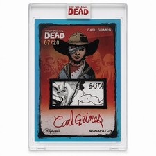 2026 Walking Dead Carl Grimes Character Signapatch 07/20 #99 Keepsake picture