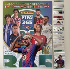 EMPTY ALBUM + COMPLETE SET FOOTBALLER FIGURINES PANINI FIFA 365 2026 picture