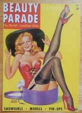 Beauty Parade Showgirls, Models, Pin-Up Card, Oct Issue picture