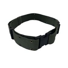 USGI OD Green Pistol Belt Individual Nylon Equipment Web Belt LARGE picture