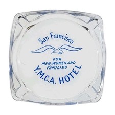 Vintage Marketing Ashtray Y.M.C.A. Hotel San Francisco California CA picture