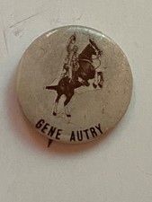 1940’s Gene Autry western movie star pin picture