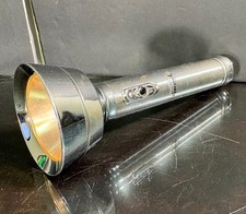Vintage EverReady Union Carbide Captain Ribbed 10” Flashlight USA 3 