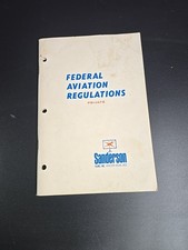 Vintage federal aviation regulations book by Sanderson Films inc visual aids picture