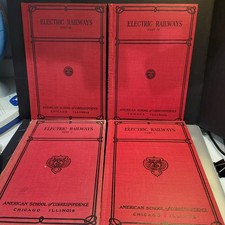 Vintage Electric Railways Books 1 Thru IV RARE picture