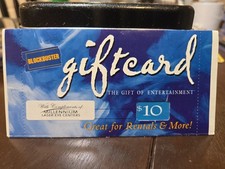 Rare Vintage 2000 Collectible Blockbuster $10 Pro Card SEALED Laser  Promotion  picture