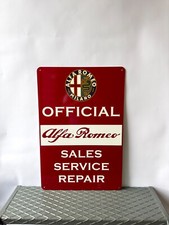 Vintage High Qulity Alfa Romeo Official Sign XXL 24