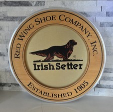 **Irish Setter Red Wing Shoe Co. Display Sign** Awesome  picture