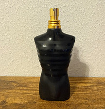 Jean Paul Gaultier Le Male Black Torso Perfume Bottle w/ Gold Atomizer picture