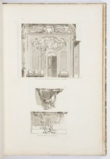 Meissonnier Pieds de Table Trumeau Vintage Architecture Photo Reprint Wall Art picture