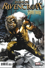 RUINS OF RAVENCROFT SABRETOOTH #1 MICO SUAYAN VARIANT MARVEL COMICS 2020 B/B picture