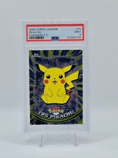 2000 Topps Chrome - Pikachu - Pokémon T.V - PSA 9  picture