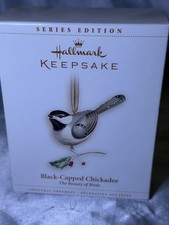Hallmark Ornament - The Beauty Of Birds - Black-Capped Chickadee - 2nd In Series picture