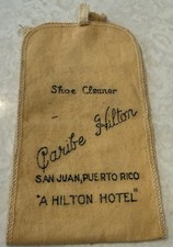 Vintage Hotel Caribe Hilton Hotel Shoe Cleaner San Juan Puerto Rico picture