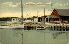 Osterville MA Boat Shop C. R. Williams c1900s-10s Vintage Postcard picture