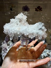 Pink Lemurian Crystal Cluster Display Specimen  mineral   9cm* 10cm picture