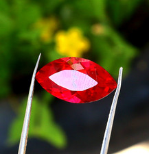 8.85 Ct Natural Burmese Red Ruby Latest Marquise Cut Loose Certified Gemstone picture