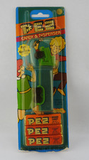 Vintage  Pez Candy Dispenser Green Tractor New Sealed On Card With Candy Refills picture