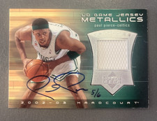 PAUL PIERCE 2002-03 UPPER DECK HARDCOURT AUTO BUYBACK 5/6 picture