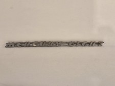 Vintage Mercury Eight 30s 40s Emblem Badge Trim Name Script Trim Metal Original picture