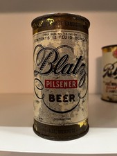 VINTAIGE BLATZ PILSNER 1945 IRTP FLAT TOP CAN picture