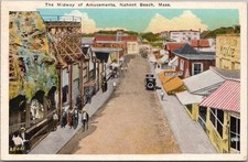 Vintage 1930s NAHANT, Massachusetts Postcard 