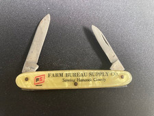 Lipic Knife FS Farm Bureau Supply Co Pocket Knife Carthage IL Hancock County IL picture