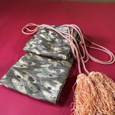 Japanese Nishijin Woven Katana Sword Bag 137cm Made in Japan Vintage Style picture