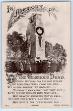 c1910's In Memory Of The Glorious Dead The Cenotaph Whitehall Antique Postcard picture