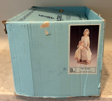 LLADRO Retired Mother & Daughter Bedtime Story #5457 BLUE BOX ONLY NO FIGURINE picture