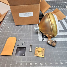 6” Brass Searchlight Decklight Spotlight Military 24 Volt Changeable Bulb [Z3B2 picture