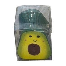 Happy Cute Avocados Salt & Pepper Shaker Set Green Ceramic Novelty Kitchenware picture