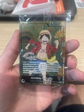 One Piece Card Game Monkey D. Luffy OP13-001 PROMO Grévin mesuem sealed French picture
