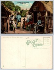 Typical Mexican Home Family Mexico Postcard picture