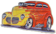 William “Bill” Harper 2001 Cartoon Style Flamed Red Hot Rod 21