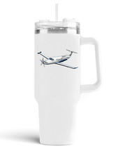 Pilatus PC-12NG Stainless Steel H2.0 Quencher Tumbler  40oz picture
