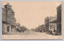 Vintage 1907 Postcard Main Street Carterville Missouri A.L. Parker Photographer picture
