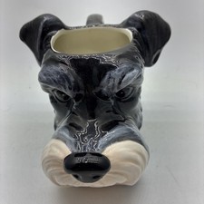 CHAVON Paris 12 OZ  Miniature Schnauzer Mug HANDMADE HAND-PAINTED Paris France picture