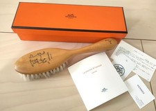 HERMES Hairbrush Cabriole Natural Citronier wood / Goat hair with box picture