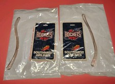 HOUSTON ROCKETS 1994 & 1995 BACK-TO-BACK NBA CHAMPIONS LUGGAGE TAG picture