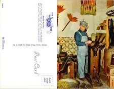 Pioneer Village Broom Making, Nebraska Postcards unused 54478 picture