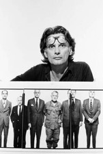 Photographer Richard Avedon in his New York City studio in 1975 Old Photo picture