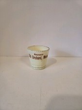 Vaseline Glass Toothpick Holder Souvenir Old Orchard Maine Glowy picture