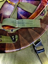 WWII WW2 US STEEL M1 HELMET-REAR SEAM SWIVEL BALES WAR HEAT STAMP LINER USGI picture