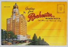 Greetings from Rochester Minnesota Fold Out Souvenir Postcard - Unposted picture