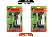 2-Pack Slime 11-Piece Deluxe Tire Plug Kit with Plug Bond 2040-a -  picture
