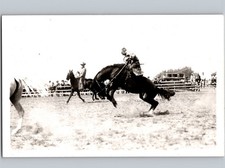 c1935 Cody Stampede Wyoming WY Rodeo Cowboy FJ Hiscock RPPC Real Photo picture