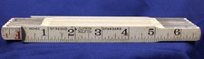Lufkin Rule Co #9616D Zig Zag 6 Ft Folding Extension Rule Vintage Collectible picture